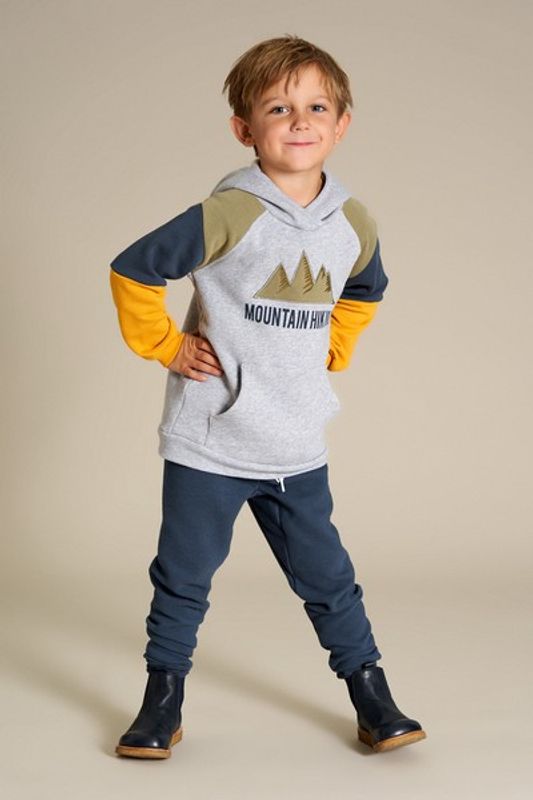 FRED`S WORLD HIKING HOODIE, Pale greymarl