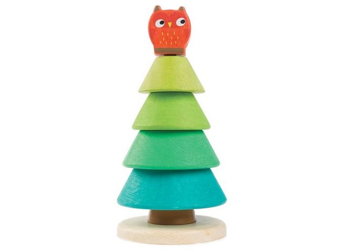 Hovedbilde Tender Leaf Toys  Stacking Tre Leketøy, Ugle