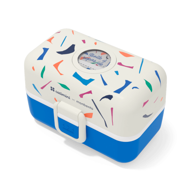 Monbento Matboks Tresor, Catimini blue Terrazzo