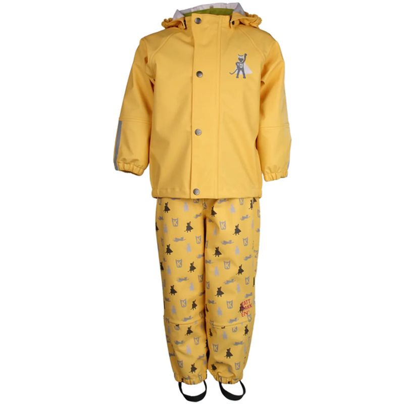 KATTNAKKEN Plask Regnsett, Bananskum